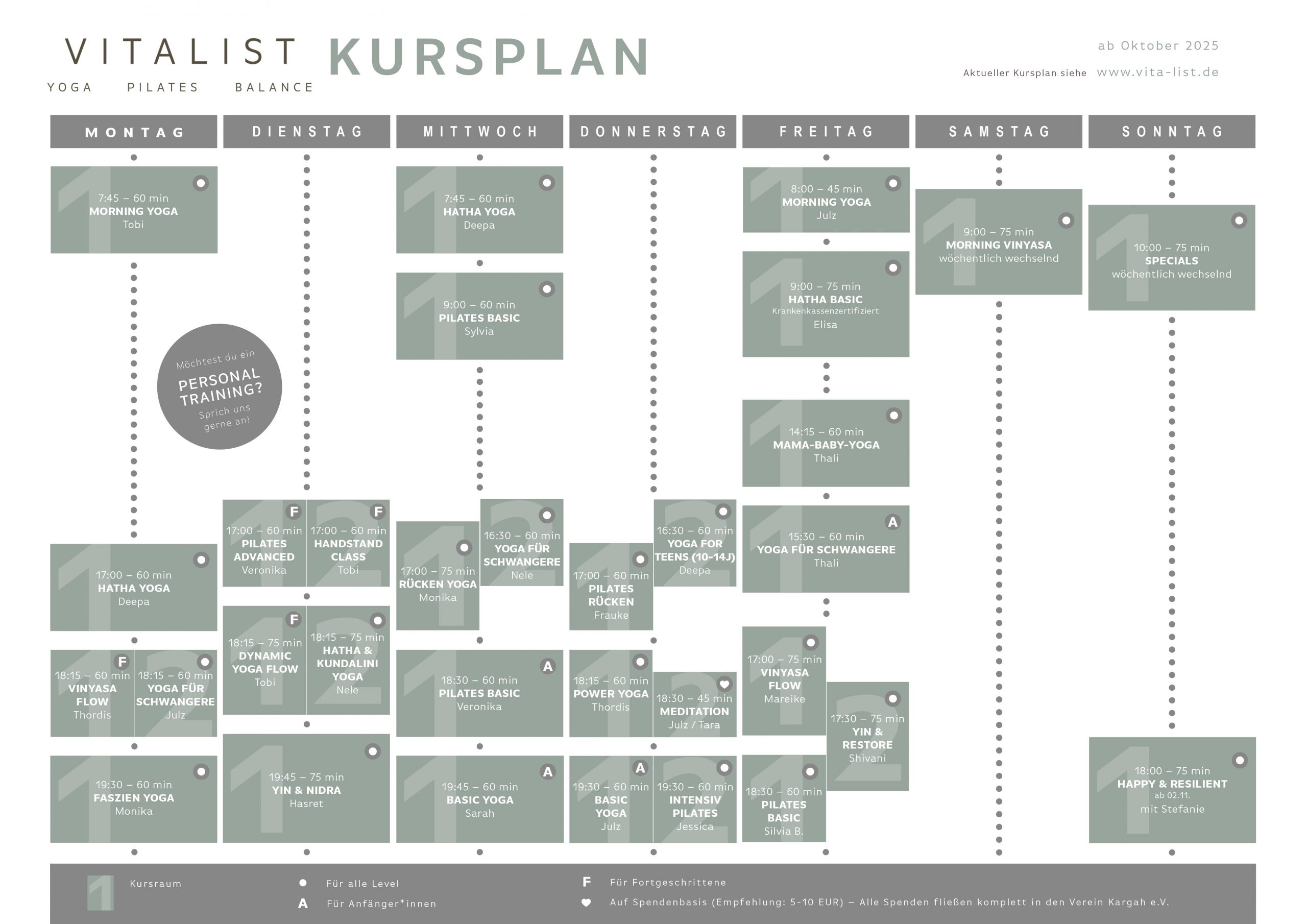 Kursplan gerade nicht Verfügbar